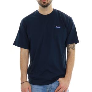 T-SHIRT LOGO BLU